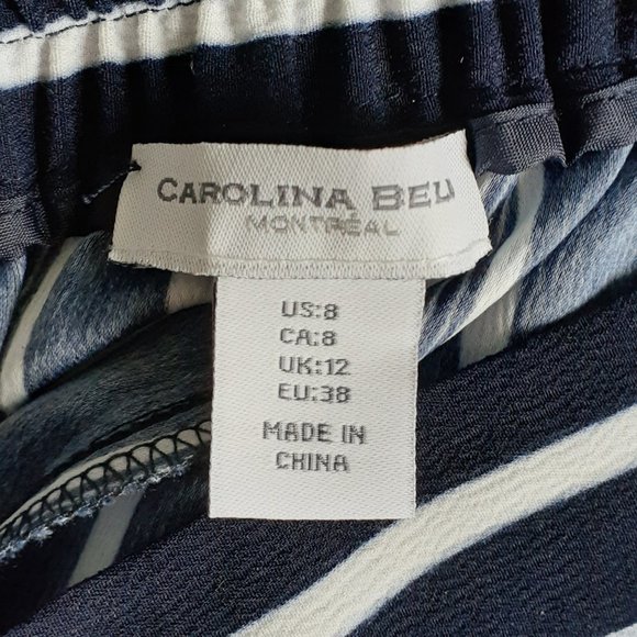 Beachy Navy Striped Pants - Picture 4 of 7